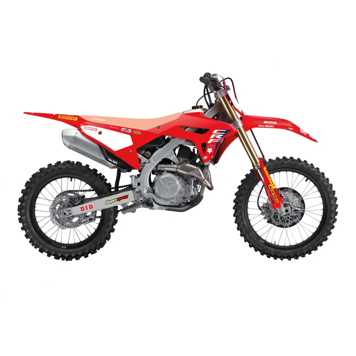 BLACKBIRD sada samolepek (dýhy) HONDA CRF 250R 22-24, CRF 450R 21-24 REPLICA TEAM HRC 24 (BLACKBIRD sada samolepek (dýhy) HONDA CRF 250R 22-24, CRF)