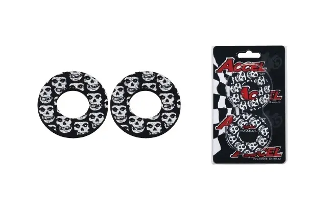 ACCEL ochranné návleky na gripy proti otlakům barva černá (komplet - 2 kusy) (ACCEL ochranné návleky na gripy proti otlakům barva černá (komplet - 2)