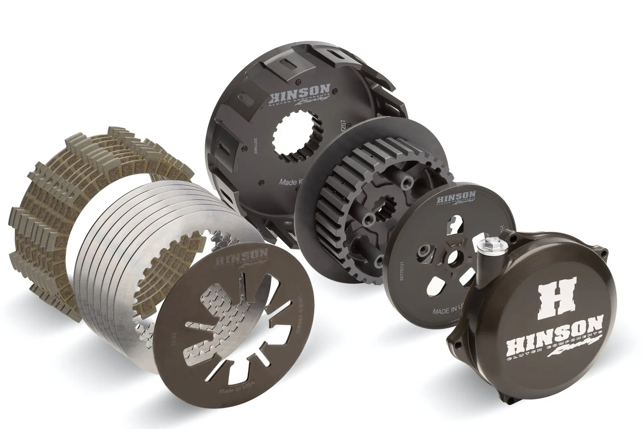HINSON sada spojky KAWASAKI KX 450F '21-'26; KX 450SR '22-'26; KX 450X '21-'26 (COMPLETE BILLETPROOF CONVENTIONAL CLUTCH KIT) (HINSON sada spojky)
