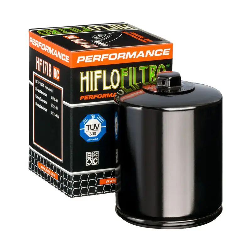 HIFLO olejový filtr HF 171 HARLEY-DAVIDSON / BUELL matice 17MM RACING černý (50) (HIFLO olejový filtr HF 171 HARLEY-DAVIDSON / BUELL matice 17MM)