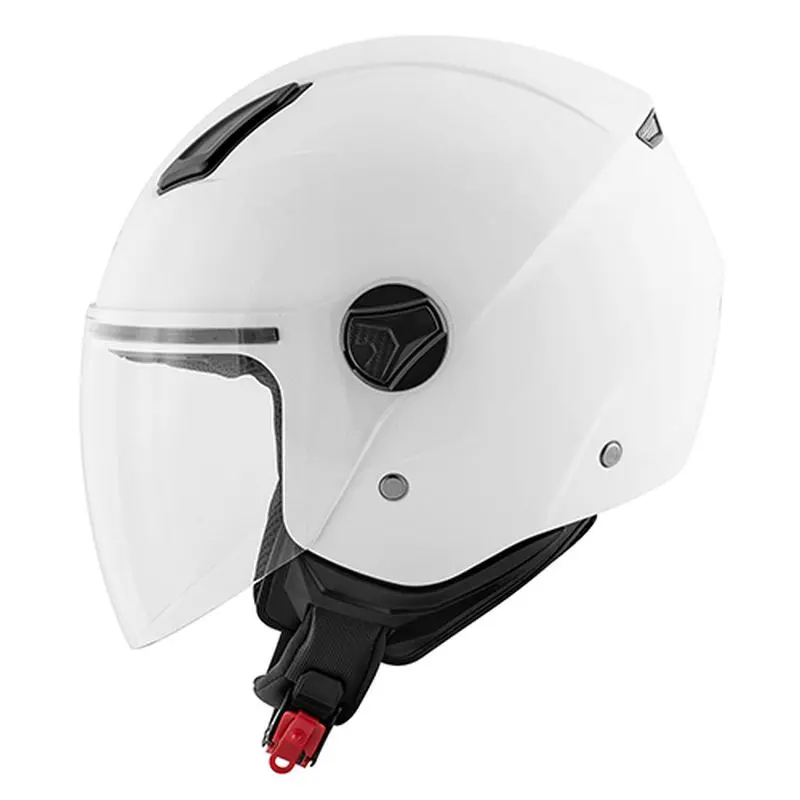 KAPPA přilba KV28 EVO SOLID JUNIOR otevřená JET barva bílá velikost 52 / XXS (homologace ECE 22R06) (KAPPA přilba KV28 EVO SOLID JUNIOR otevřená JET)