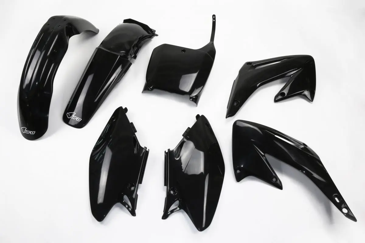 UFO kompletní sada plastů HONDA CR 125/250 02-03 barva černá (UFO kompletní sada plastů HONDA CR 125/250 02-03 barva černá)