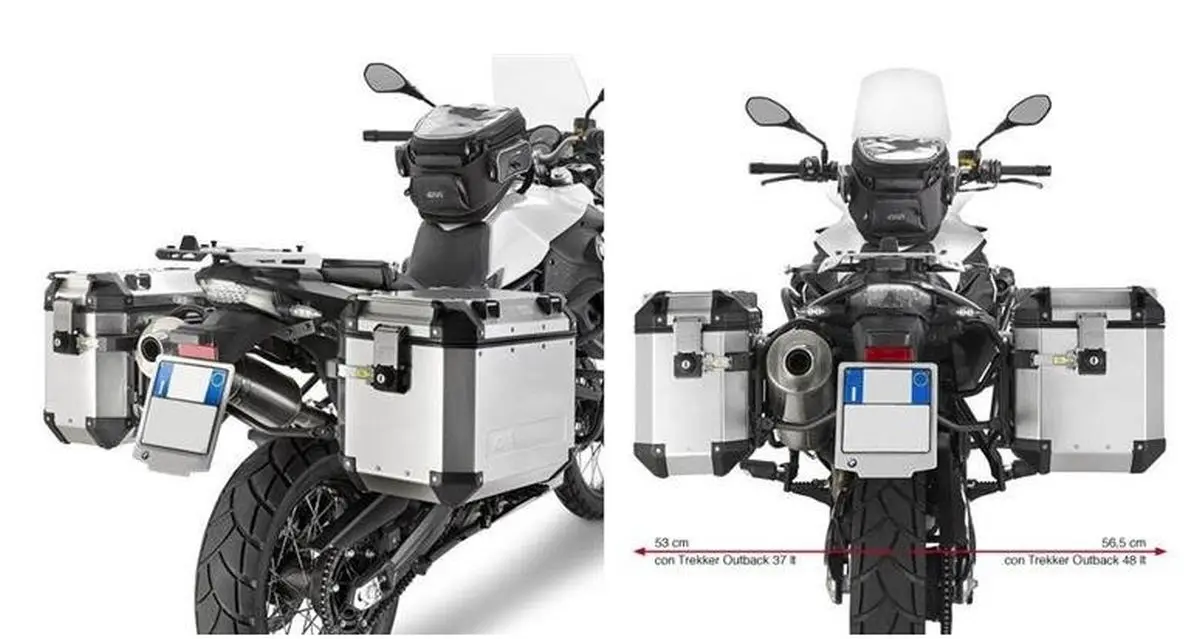 KAPPA boční nosič kufrů MONOKEY CAM SIDE BMW F 650 GS / F 800 GS (08-17), F 700 GS (13-17) - pod kufry KFR KFORCE a KVG KVOYAGER ALU (KAPPA boční)