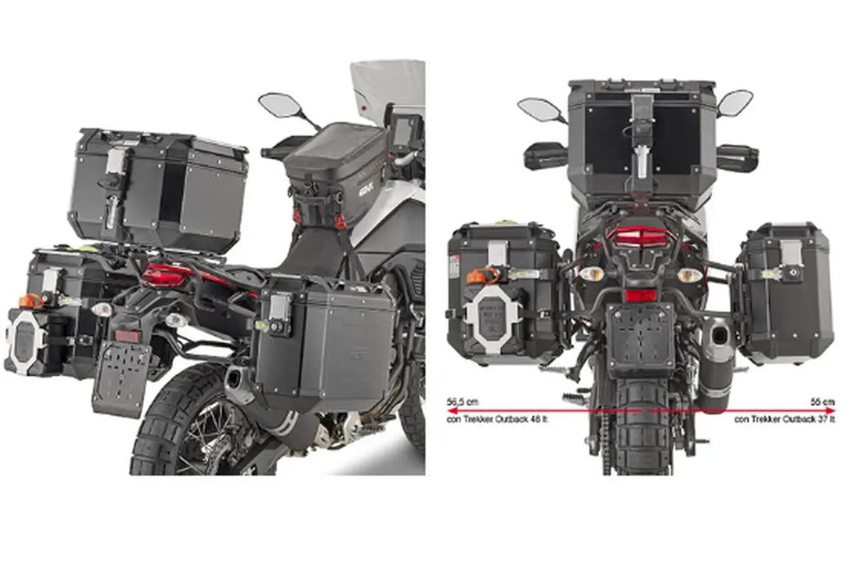 KAPPA boční nosič kufrů MONOKEY CAM SIDE YAMAHA TENERE 700 /WORLD RAID 19-24 - pod kufry KFR KFORCE a KVG KVOYAGER ALU (KAPPA boční nosič kufrů)
