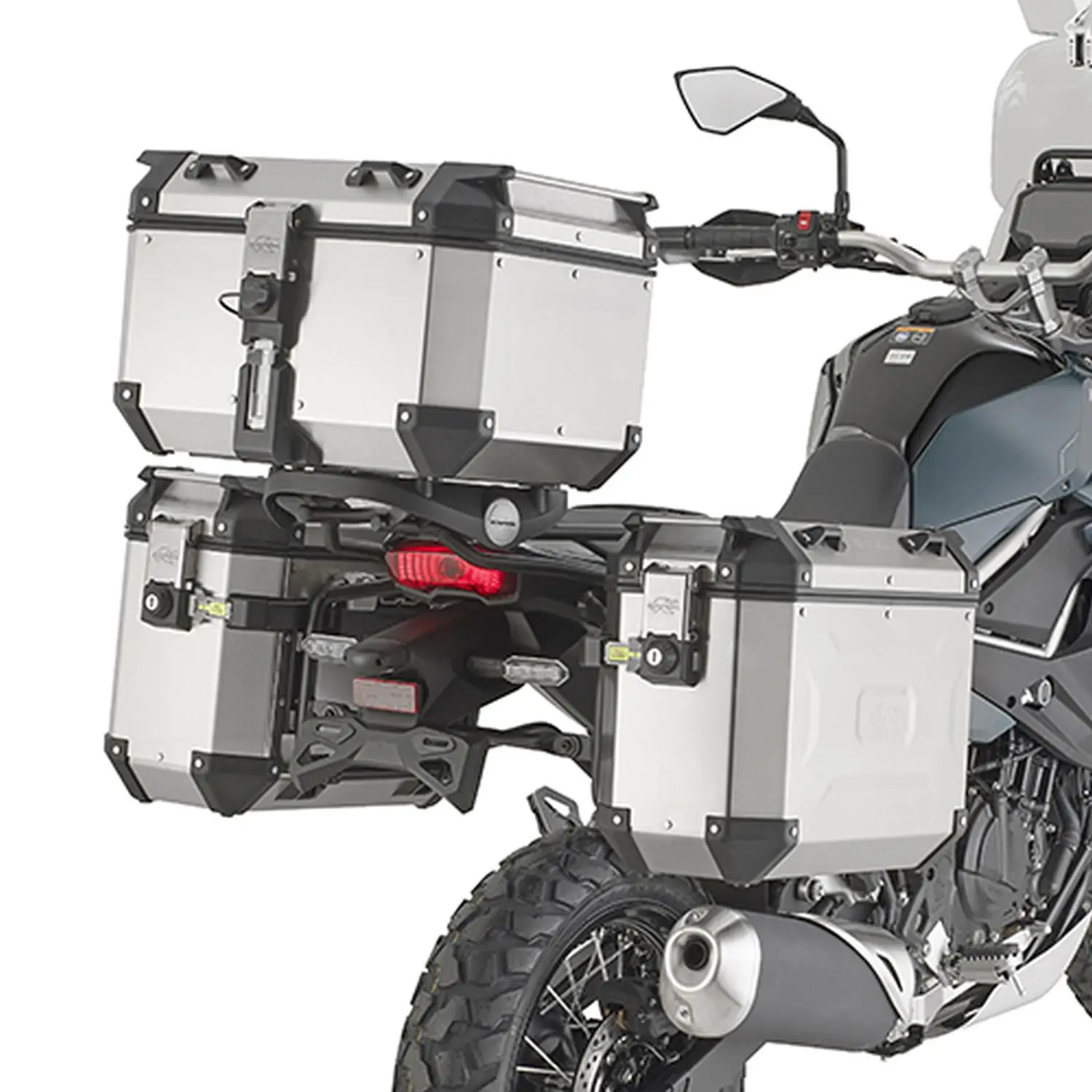 KAPPA nosič bočních kufrů MONOKEY CAM SIDE KAWASAKI KLE 500 / SE '26- - pro kufry KFR K'FORCE a KVG K'VOYAGER ALU (KAPPA nosič bočních kufrů MONOKEY)