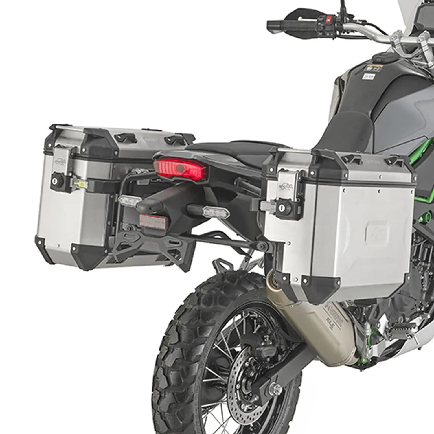KAPPA nosič bočních kufrů MONOKEY CAM SIDE KAWASAKI KLE 500 / SE '26, - pro kufry KVG K'VOYAGER ALU - pravý KVGS33 zkosený (KAPPA nosič bočních kufrů)