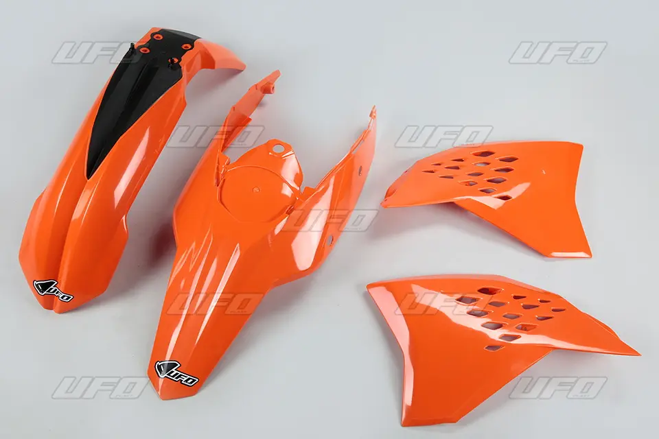 UFO kompletní sada plastů KTM EXC 09-10 barva OEM (oranžová) (KT511E999) (UFO kompletní sada plastů KTM EXC 09-10 barva OEM (oranžová) (KT511E999))