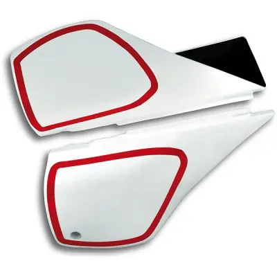 UFO boční kryty pod sedlo YAMAHA TT 600 '84-'92 barva bílá (komplet) (UFO boční kryty pod sedlo YAMAHA TT 600 '84-'92 barva bílá (komplet))