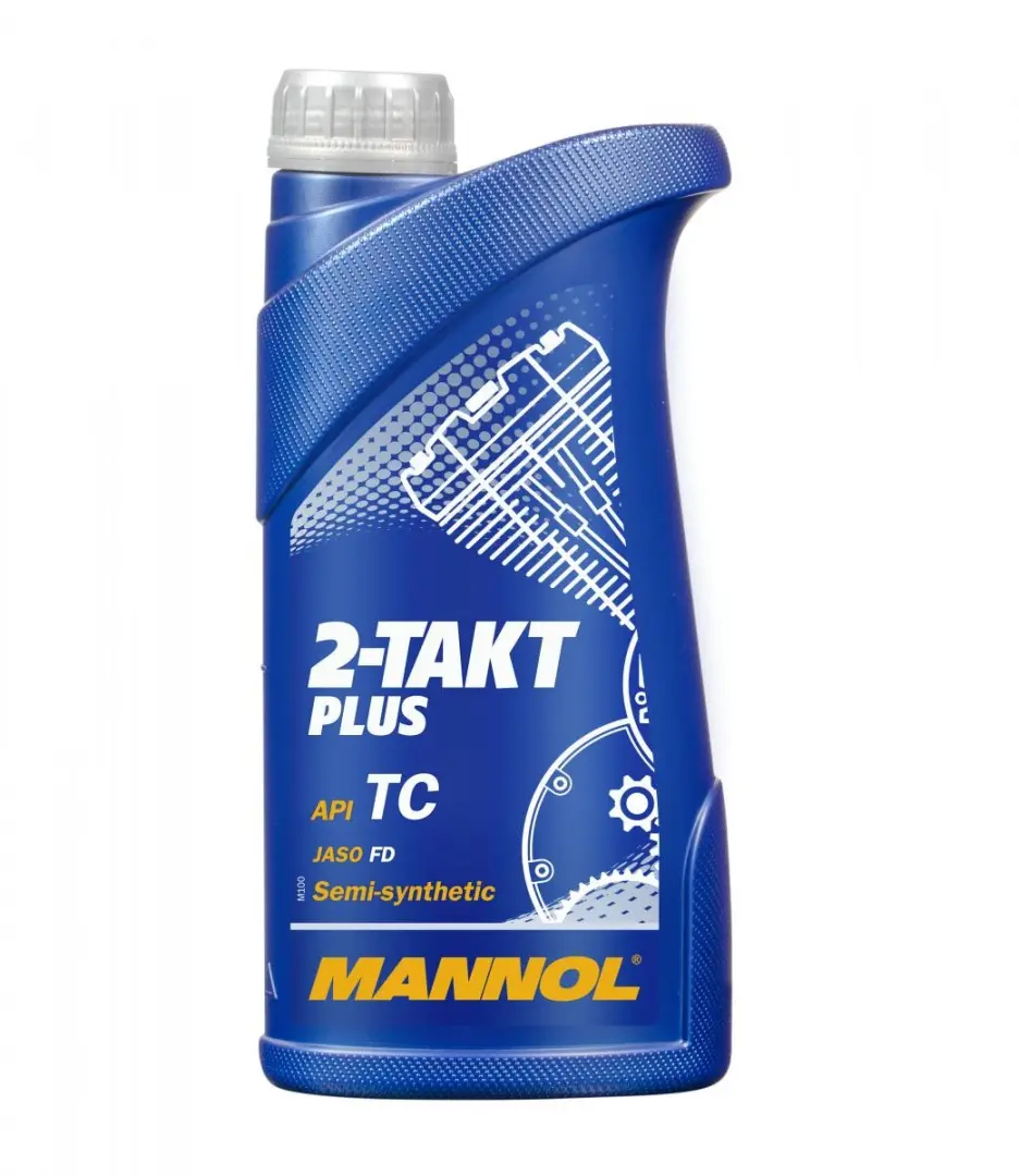 MANNOL olej do směsi 2T PLUS 1L (7204) polosyntetický (20) (MANNOL olej do směsi 2T PLUS 1L (7204) polosyntetický (20))