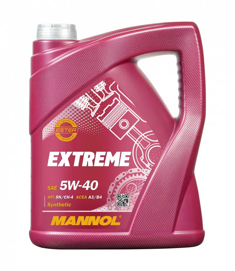 MANNOL motorový olej automobilový 5W40 EXTREME 5 litrů (7915) (syntetický) (MANNOL motorový olej automobilový 5W40 EXTREME 5 litrů (7915))
