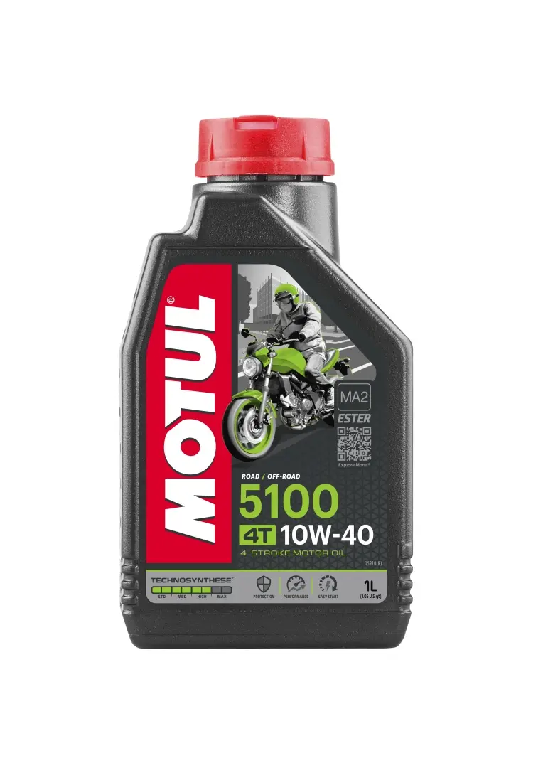 MOTUL motorový olej 5100 4T ESTER 10W40 1L (MOTUL motorový olej 5100 4T ESTER 10W40 1L)