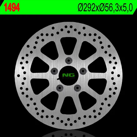 NG brzdový kotouč přední HARLEY DAVIDSON 750/883/1200/1340/1450/1584/1600 (292X56,3X5) (5X8,5mm) (NG brzdový kotouč přední HARLEY DAVIDSON)