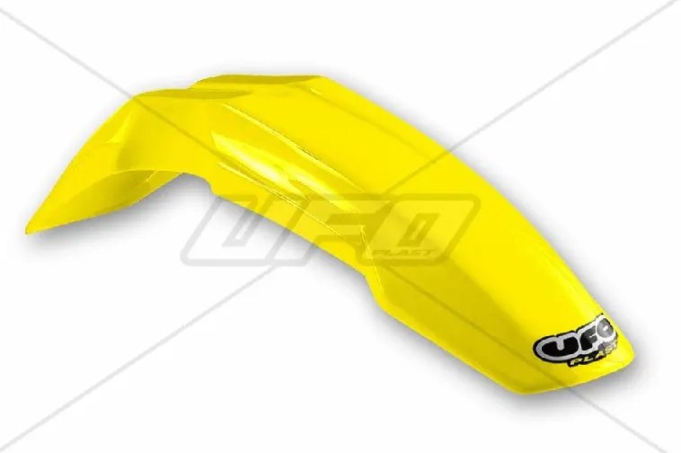 UFO přední blatník SUPERMOTO barva žlutá SUZUKI (UFO přední blatník SUPERMOTO barva žlutá SUZUKI)