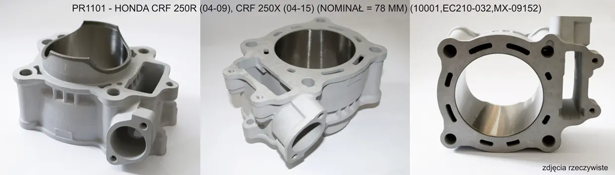 PROMX válec HONDA CRF 250 R 04-09 , CRF 250 X 04-17 (STD 78mm) NICASIL (PR1101) (PROMX válec HONDA CRF 250 R 04-09 , CRF 250 X 04-17 (STD 78mm))