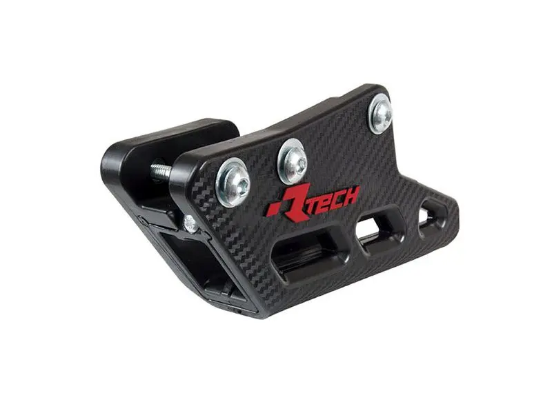 RACETECH (RTECH) vodítko řetězu KAWASAKI KXF 250 / 450 09-25, KLX 450 R 12-16, KX 250 / 450 X 21-25 barva černá (RACETECH (RTECH) vodítko řetězu)