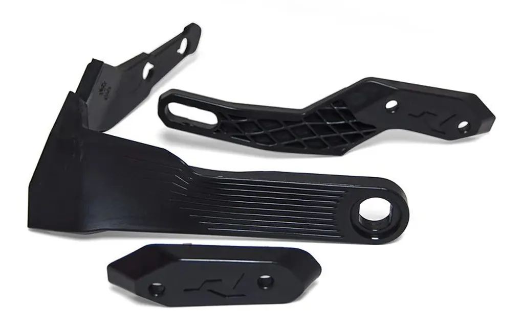 RACETECH (RTECH) držák krytů rukou (handguardů) HP3 ADVENTURE barva černá (RACETECH (RTECH) držák krytů rukou (handguardů) HP3 ADVENTURE barva černá)