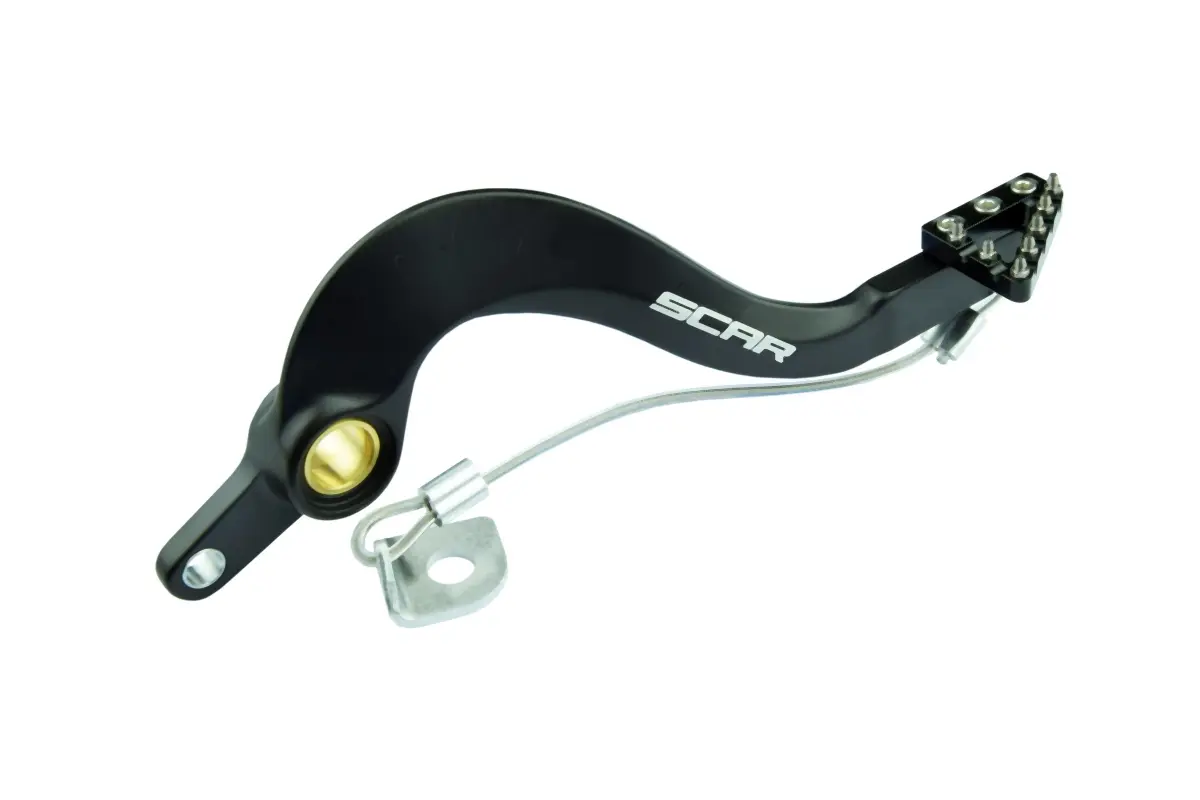 SCAR RACING páka zadní brzdy YAMAHA YZ 250F 24-25, YZ 450F 10-25 WRF 450 12-23, WR 250F 25, WR 450F 12-24, YZ 450FX 16-24 barva černá (SCAR RACING)