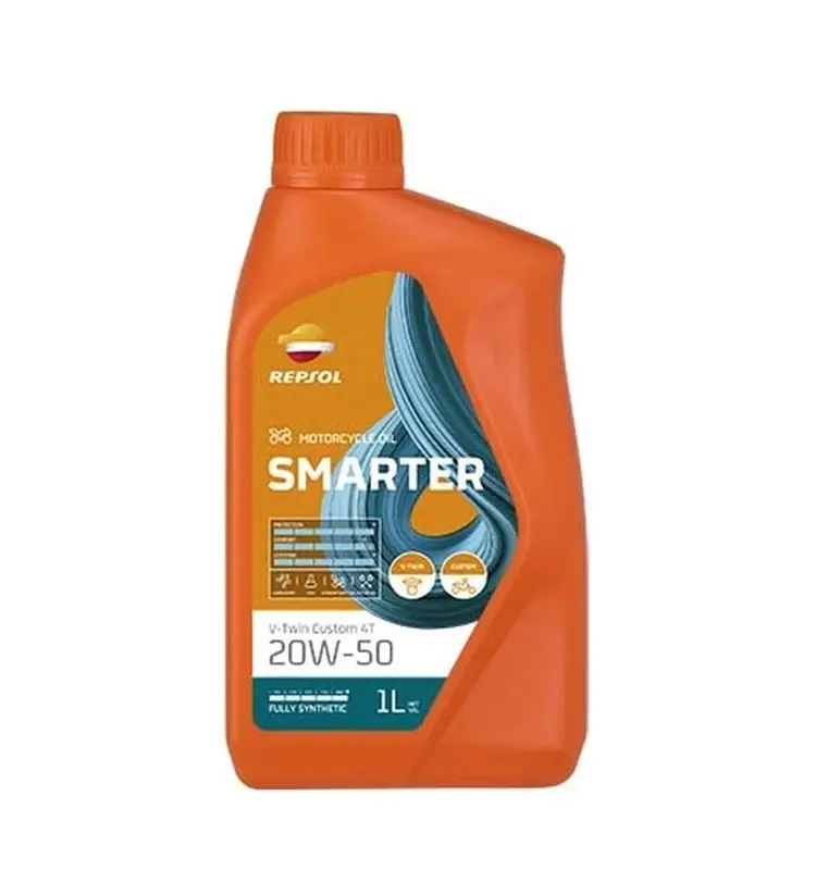 REPSOL motorový olej 4T SMARTER CUSTOM V-TWIN 20W50 1L MA2 polosyntetický (12) - nahrazuje RP185Q51 (REPSOL motorový olej 4T SMARTER CUSTOM V-TWIN)