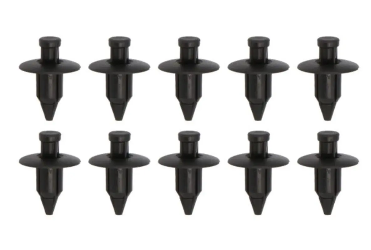 TOURMAX plastové montážní nýty (hloubka 19mm, tloušťka 7mm, šířka hlavy 15mm, celková délka 20,5mm) (10 kusů) (KAWASAKI 92039-0083, SUZUKI