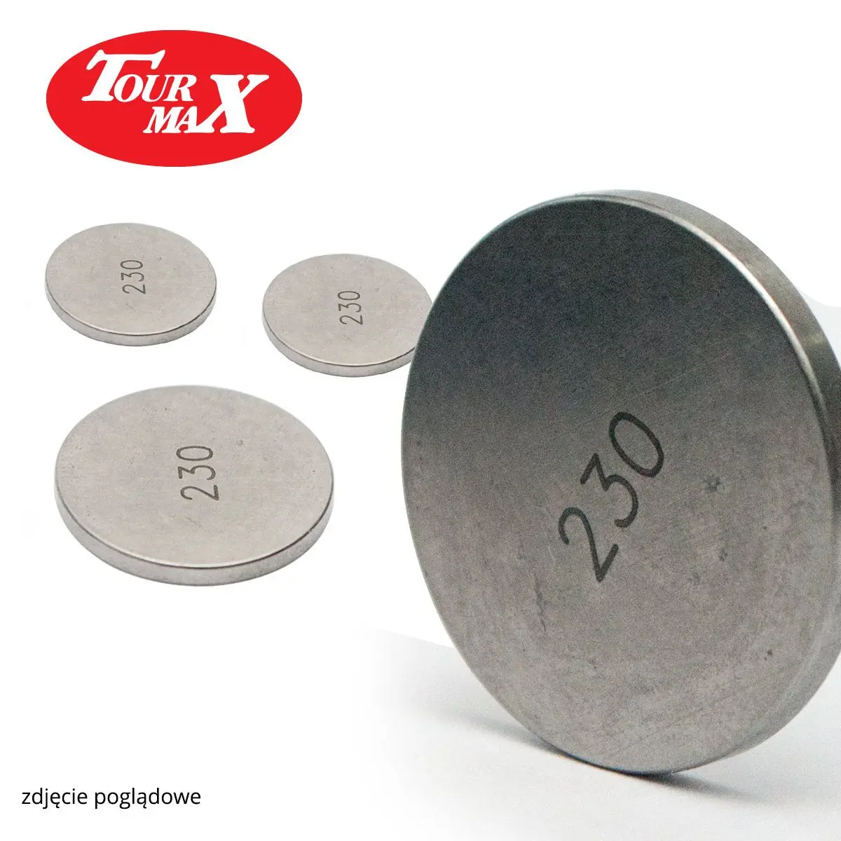 Podložka ventilu TOURMAX V295-200T (TOURMAX podložka ventilu 29,5 mm X 2,00 mm vyrobeno v Japonsku)