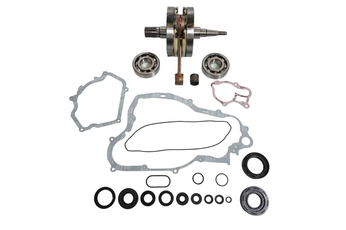 WISECO kliková hřídel YAMAHA YZ 250 99-00 (s ložisky klikovky + sada těsnění a gufer na spodek motoru) (WISECO kliková hřídel YAMAHA YZ 250 99-00 (s)