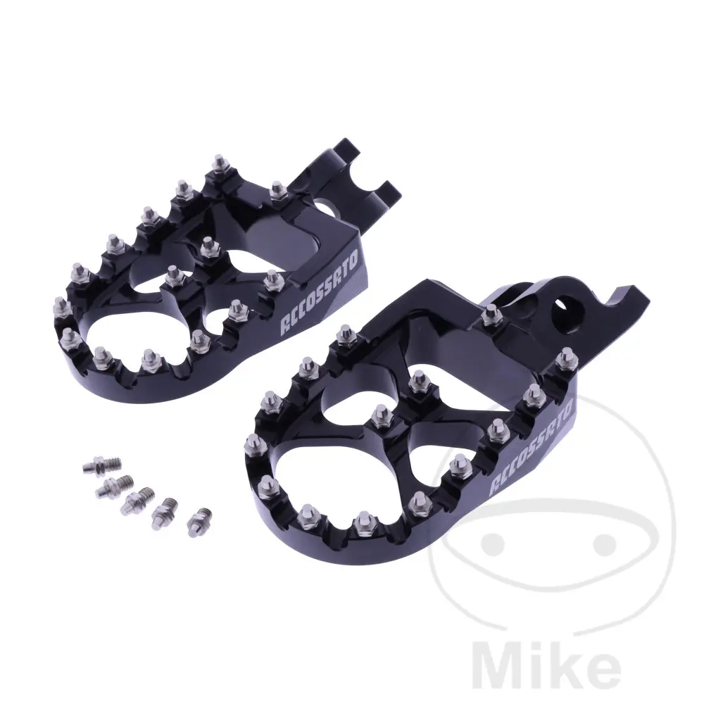 Accossato stupačky sada černý Accossato Motocross HONDA CR 125 R 02-07, CR 250 R 02-07, CRF 150 R 17/14 PALCŮ 07-15, CRF 150 RB 19/16 PALCŮ 07-17,