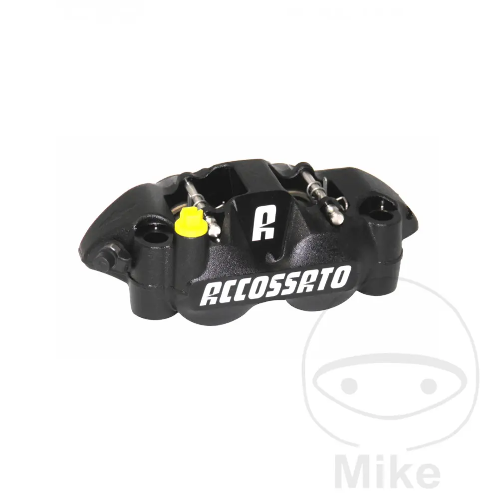 Accossato brzdový třmen levý černá 108MM ACC brzdová destička Sinter bez homologace ABE HONDA CBR 600 RR 05-16, CBR 600 RRA ABS 09-16, CBR 1000 RR