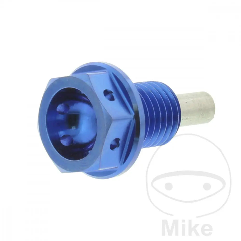 JMP šroub výpust oleje MAG BO M12X1.5 mm 15 mm Titan modrá ADLY/HER CHEE/HERKULES ATV 150 S SPORT 04-09, CHEE/HERKULES ATV 150 U UTILITY 04-07,