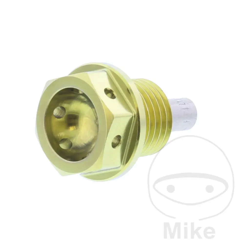 JMP šroub výpust oleje MAG BO M14X1.5 mm 12 mm Titan gold ADLY/HER CHEE/HERKULES HURRICANE 450 S SPORT LOF 17-21, CHEE/HERKULES HURRICANE 450 SM