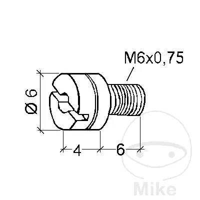 Dell Orto hlavní tryska M6 200 Dellorto APRILIA AF1 50 FUTURA 90-92, AF1 50 PROJECT 108 88, AF1 50 89, AF1 125 FUTURA 90-91, AF1 125 SINTESI 88, AF1