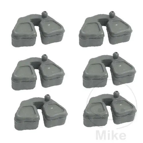 JMP tlumič rázů sada obsah 6 ks. KAWASAKI H2 750 MACH 4 74-75, Z 900 76, Z1 900 73, Z1A 900 74, Z1B 900 75