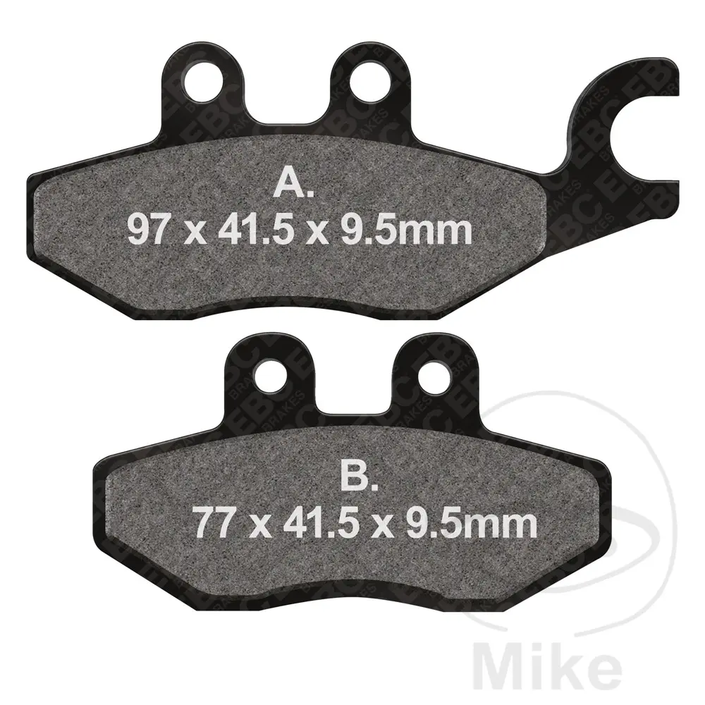 EBC brzdové destičky Standard Scooter EBC APRILIA SR 125 GT CBS I-GET 22-24, SR 125 GT SPORT CBS I-GET 22-24, SR 200 GT ABS I-GET EURO5 22-24, SR