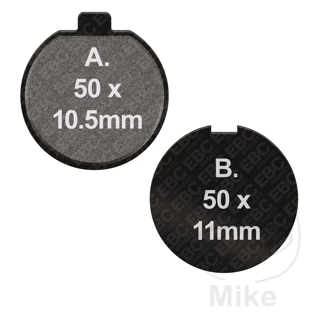 EBC brzdové destičky Standard EBC SUZUKI GS 400 KOLO S VÝPLETEM 77-83, GS 400 E LITÁ KOLA 78-83, GS 550 KOLO S VÝPLETEM 77, GS 750 KOLO S VÝPLETEM