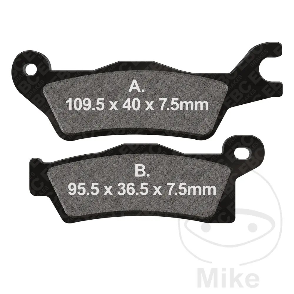 EBC brzdové destičky Sinter R EBC nebo 7870024 CAN-AM OUTLANDER 450 6X6 19, OUTLANDER 450 ABS DPS 19, OUTLANDER 450 CE 21-23, OUTLANDER 450 XU CE