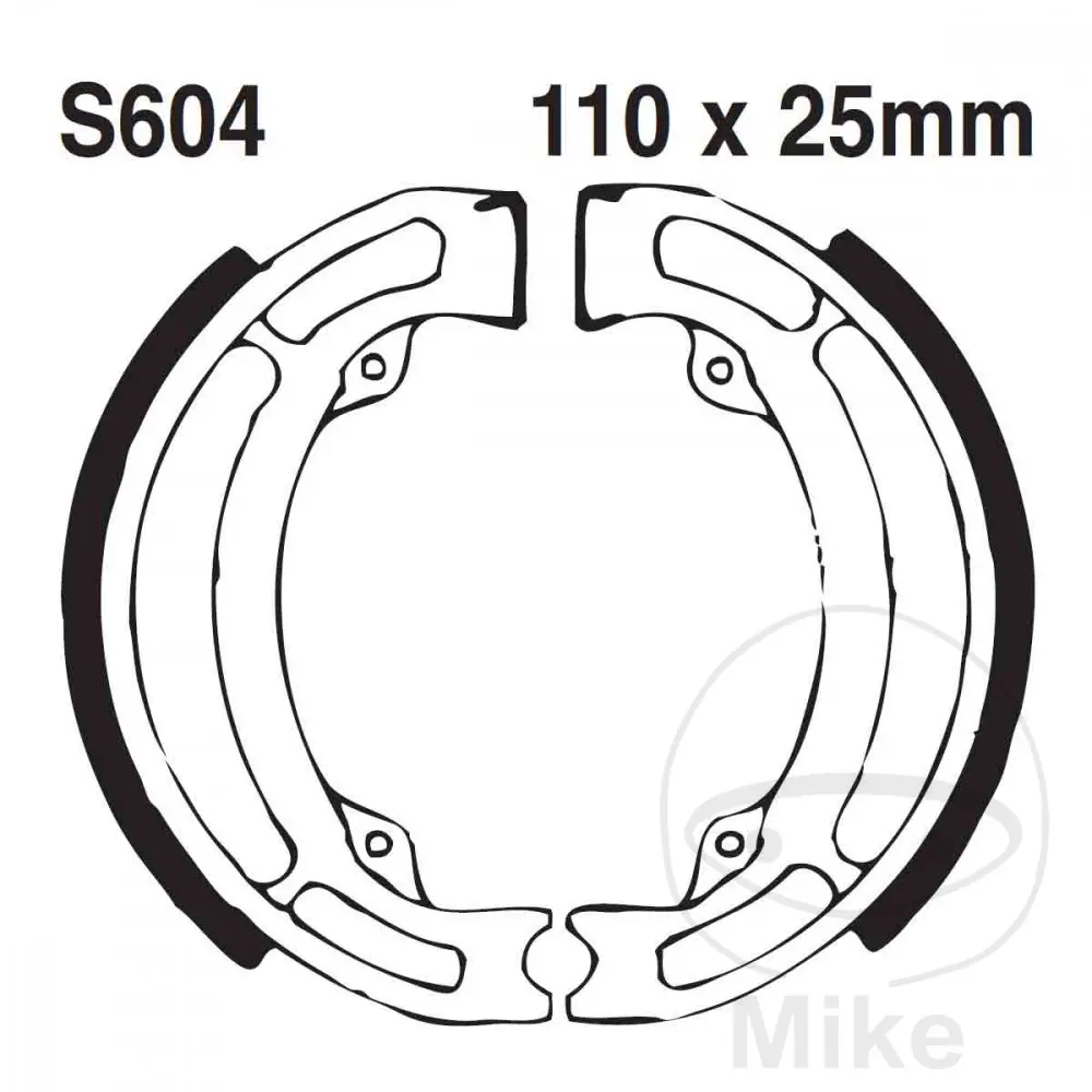 EBC brzdové BACK s Pružina EBC s drážkou KAWASAKI KFX 50 KSF KSF 2T 03-06, SUZUKI DR-Z 125 L 07-21, LT-A 50 QUADMASTER 02-05, LT-Z 50 4T QUADSPORT