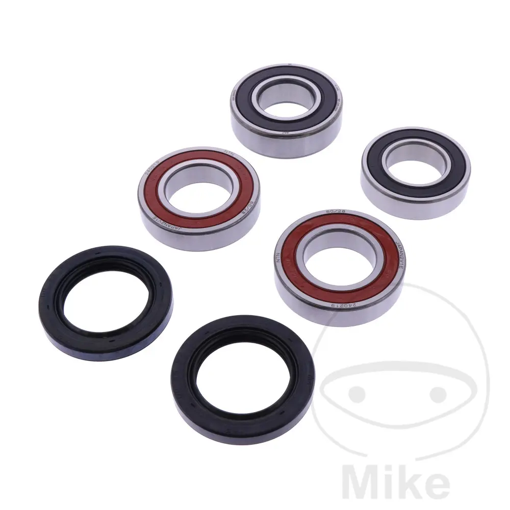 JMP ložisko kola sada Kompletní včetně gufer HONDA CBR 600 RR 03-16, CBR 600 RRA ABS 09-16, CBR 1000 RR FIREBLADE 04-07, CBR 1000 RRS FIREBLADE