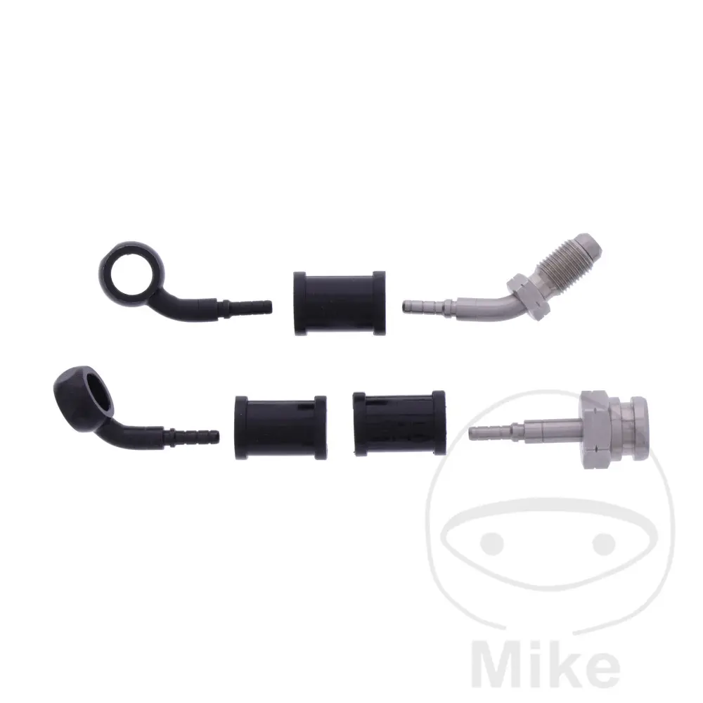 JMP brzdové hadice brzdová sada přípojka černá 2dílná YAMAHA XJ6 600 FA DIVERSION ABS 10-16, XJ6 600 SA DIVERSION ABS 10-16