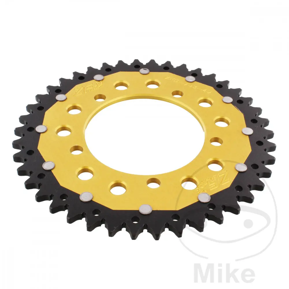 ZF Sprockets rozeta Dual 42Z typ 520 zlatá ZF vnitřní průměr 100 rozteč děr 120 APRILIA RS 125 EXTREMA/REPLICA 95-12, RS 125 EXTREMA/REPLICA 80 KM/H