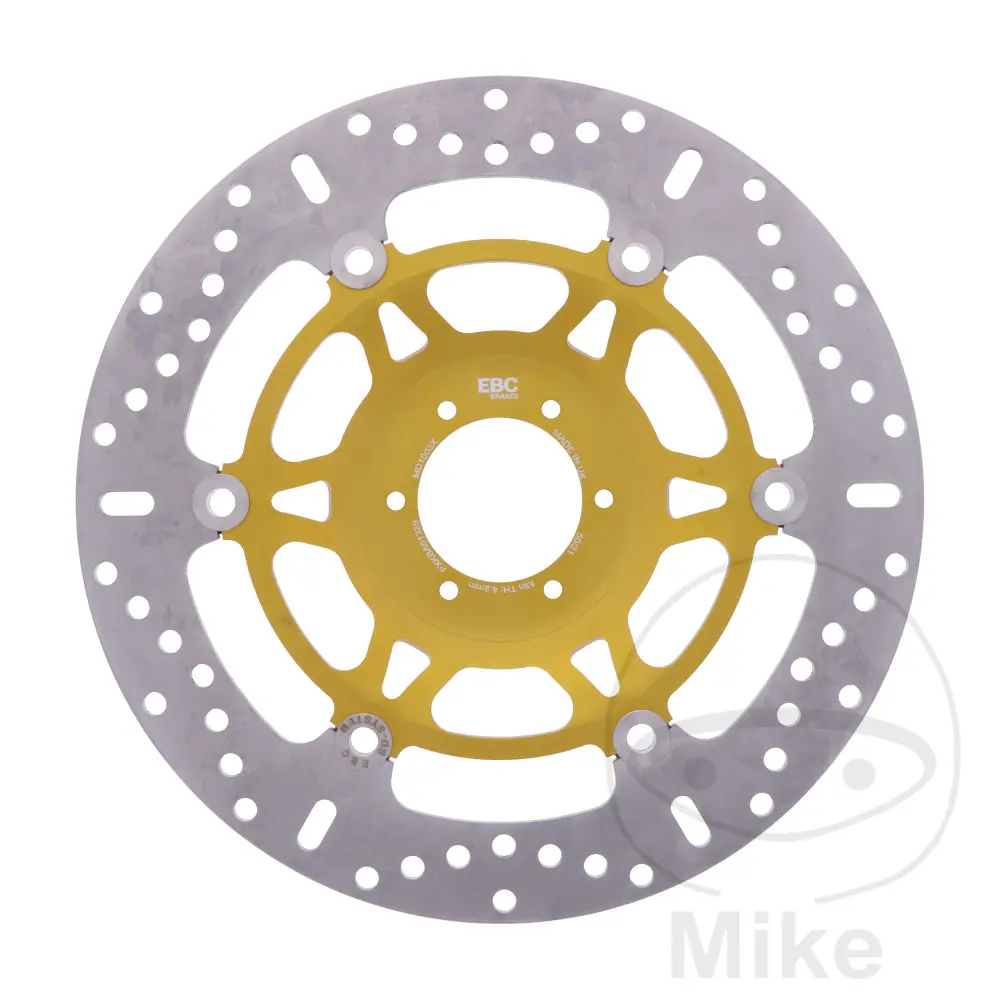 EBC brzdový kotouč X EBC Nerezová ocel HONDA CBR 400 R 86-87, CBR 400 RR 88-99, CBR 600 F 95-98, CBR 900 RR FIREBLADE 94-97, RVF 400 R 94-96, VFR 400