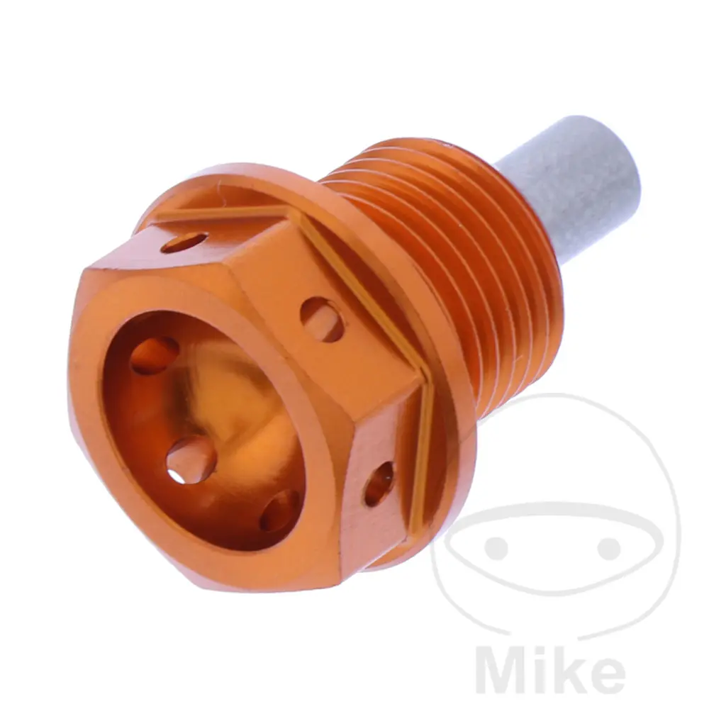 JMP šroub výpust oleje MAG BO M14X1.25 mm 12 mm Alu Racing orange AJP PR7 650 18-20, PR7 650 EURO5 21-24, PR7 650 GOLD EDITION EURO5 24, CAGIVA