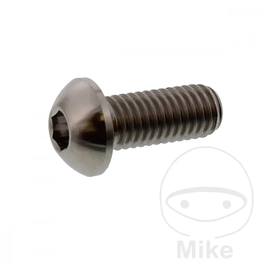 JMP šrouby brzdového kotouče M8X1.25 mm 20 mm Titan BMW C1 125 00-04, C1 125 ABS 00-04, C1 200 01-04, C1 200 ABS 01-04, R 850 R KOLO S VÝPLETEM