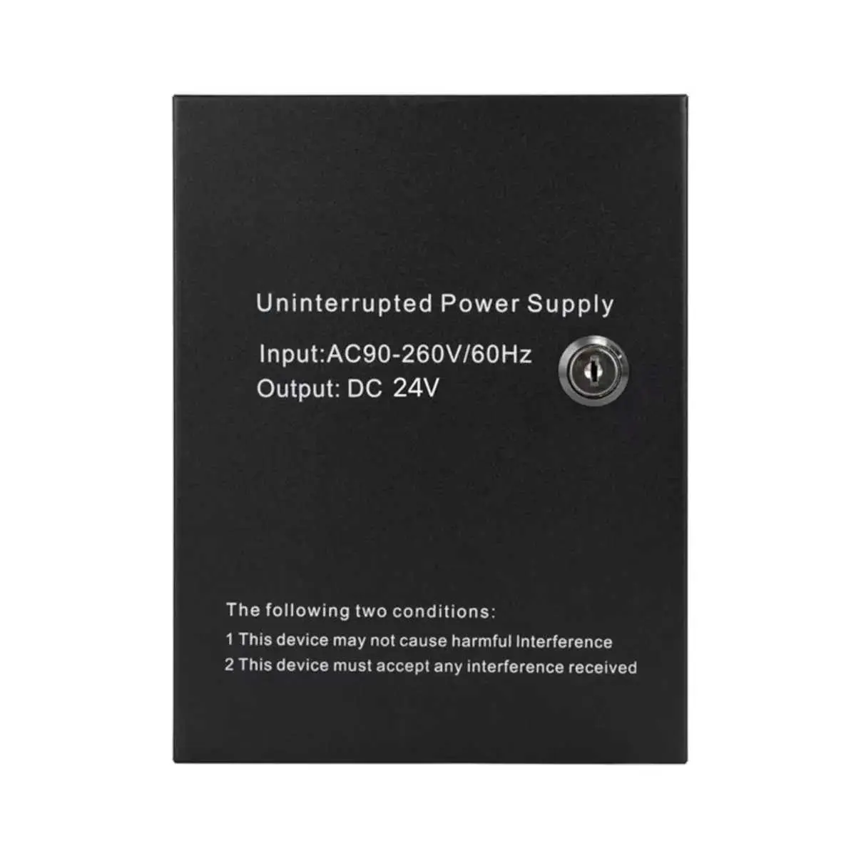 Napájecí zdroj 24V DC 5A 60W NC/NO + UPS uzamykatelný