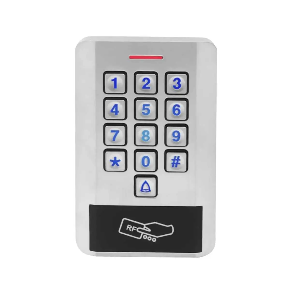 Antivandal duální RFID čtečka M2S s klávesnicí, Wiegand 26/34