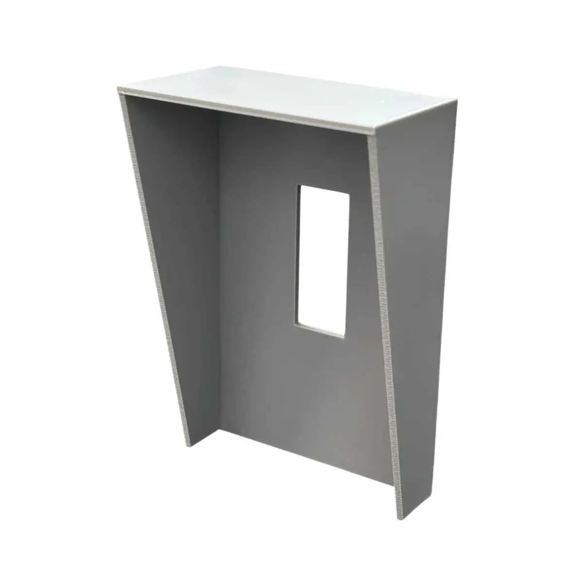 Stříška pro nástěnné čtečky S2 šedá 135x90x50/20 ASA