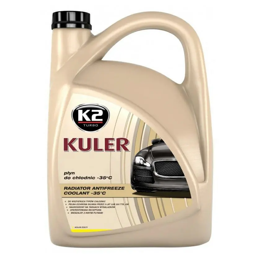 Chladící kapalina K2 KULER -35 °C Žlutá, 5L