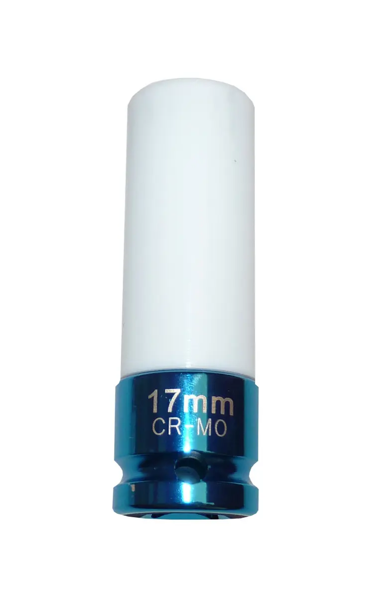 Nástrčná hlavice s krytkou na ALU pro rázové utahováky 17mm