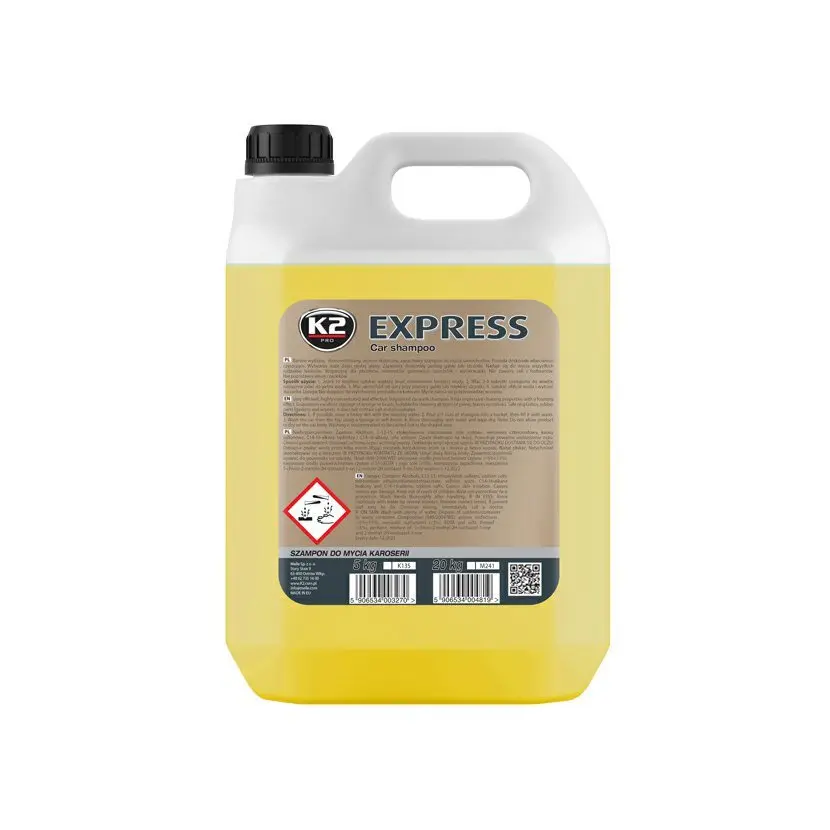 K2 EXPRESS 5 l - šampon bez vosku