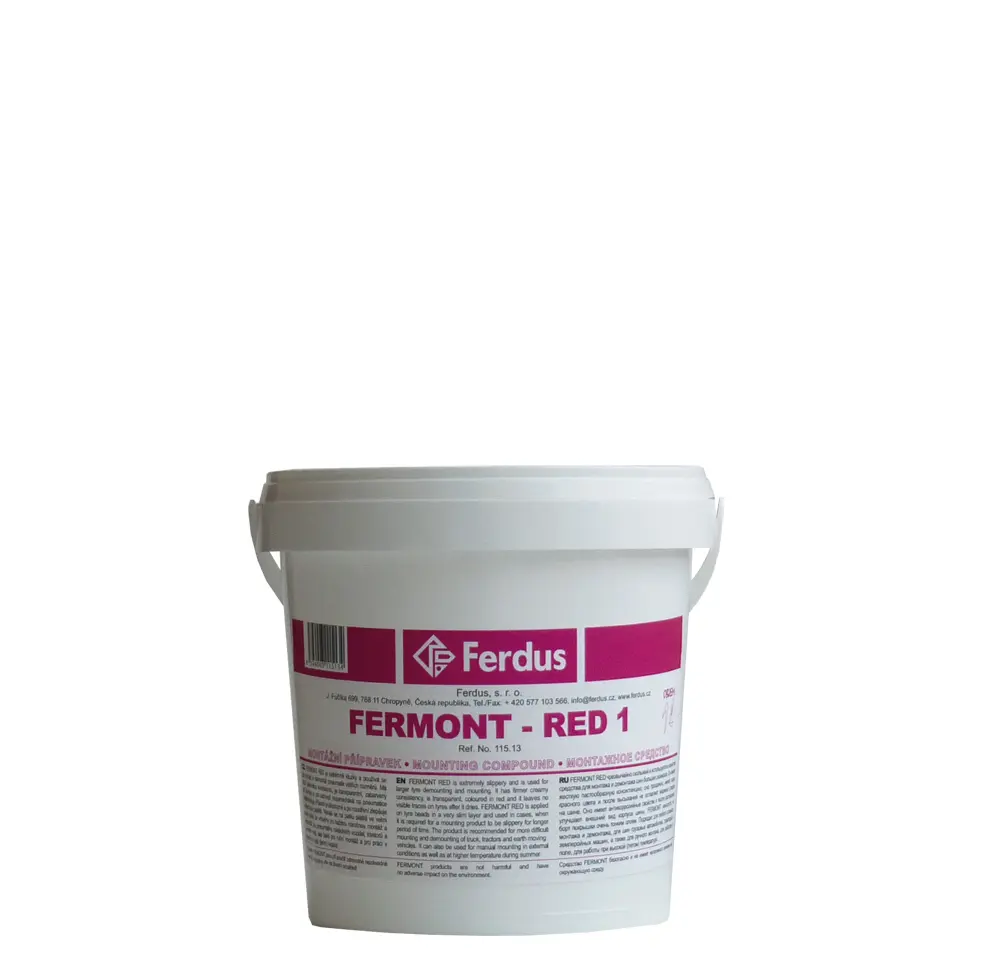 Montážní přípravek FERMONT RED, červený, různé objemy - Ferdus, Objem: 3 L