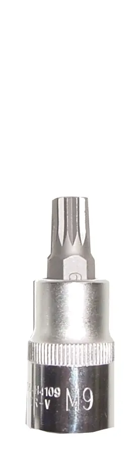 Zástrčné hlavice XZN (Spline), 1/2", velikosti M5-M18, délka 55 mm - JONNESWAY, Velikost: M6