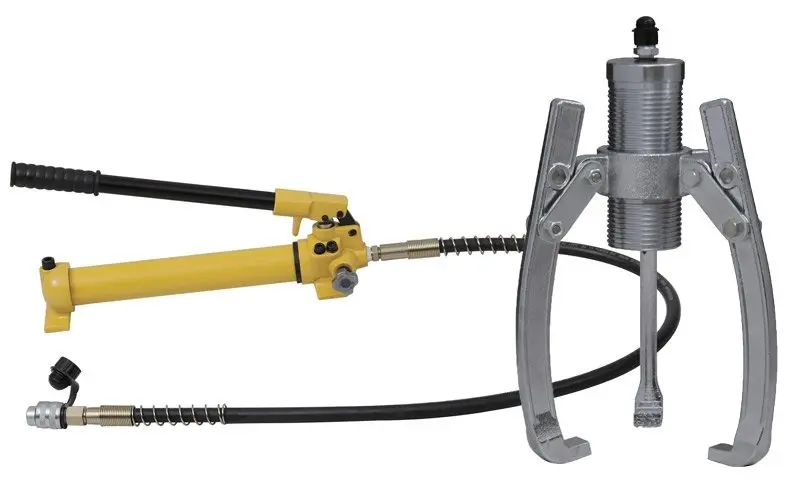 Dvou- nebo tříramenný hydraulický stahovák HHL-50F, síla 50 t, s ruční pumpou